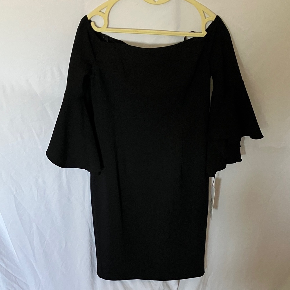Calvin Klein Black Long Sleeve Dress